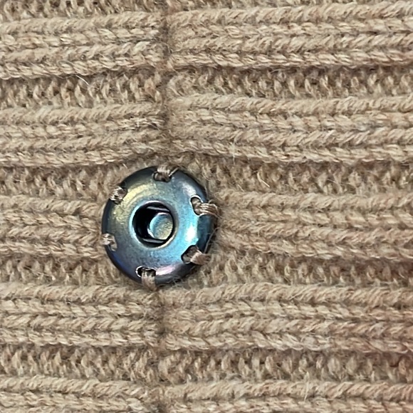 Michael Kors  Button Adjustable Wool Scarf - Picture 6 of 7